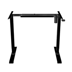 Pracovný stôl, elektricky nastaviteľná výška, biela doska, 75x159cm, rozsah 500 mm, čierny, 70 kg nosnosť, ergo